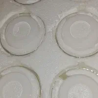 حباب دو گلسه سفید دو سر باز