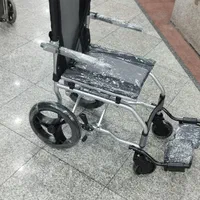 ویلچر طوسی مشکی آهنی چرخ ۱۲ ژله ای آکبند|آرایشی، بهداشتی، درمانی|تهران, ستارخان|دیوار