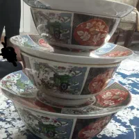 قاب و قدح چینی و ژاپنی اصل در سه سایز متفاوت