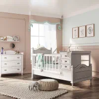 سرویس خواب نوزاد و کودک|تخت و سرویس خواب|اصفهان, باغ فدک|دیوار