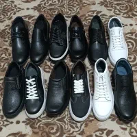 حراجی کفش چرم طبیعی در تمامی سایز ها نونو پا نشده