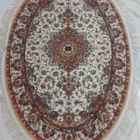 فرش ماشینی بیضی