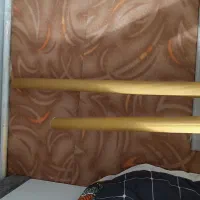 دوعدد چوب پرده فلزی|پرده، رانر، رومیزی|اهواز, ۳۰ متری|دیوار