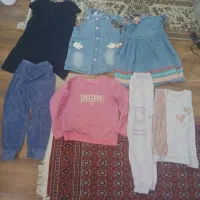 ۱۵۲تیکه لباس دخترانه تروتمیزاز۵سال تا۱۰سال|کفش و لباس بچه|مشهد, سجاد شهر|دیوار