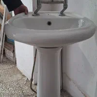 دوعدد روشویی به همراه شیر آلات|لوازم سرویس بهداشتی|رشت, دیلمان|دیوار