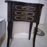 میز تلفن چوب طبیعی کاملا سالم