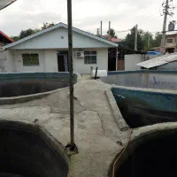 استخر-پرورش-ماهی-سرد-ابی-با-خانه-ویلایی-مسکونی