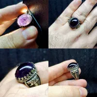 انگشتر سنگ اصل / نقره روس