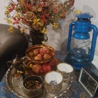 مجمع ، فانوس و تعدادی لوازم قدیمی مخصوص شب یلدا