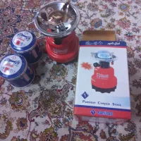 گاز پیکنیک مسافرتی وکوهنوردی با دو  کپسول نو