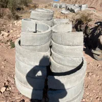 کول نیم دایره سیمانی با میلگرد