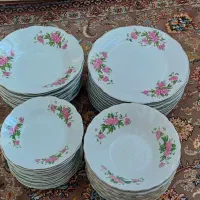 ظروف چینی گل سرخ