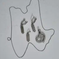 نیم ست نقره اصل