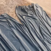 دکور  پرده مخمل  با کیفیت.پانچ شده. سورمه ای آبی|پرده، رانر، رومیزی|اصفهان, شیخ اشراق|دیوار