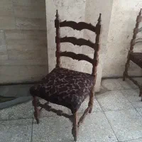 صندلی ناهار خوری چوب گردو انتیک قدیمی کمیاب|صندلی و نیمکت|تهران, جیحون|دیوار
