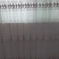 پرده به همراه آستر و کتیبه.|پرده، رانر، رومیزی|لاهیجان, آهندان|دیوار