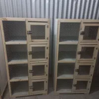 جفت کن جفتکن قفس چوبی کبوتر کفتر عروس هلندی|لوازم جانبی حیوانات|مشکین‌دشت, |دیوار