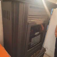 بخاری گازی طرح شومینه چدن|بخاری، هیتر، شومینه|کرج, شهرک بنفشه|دیوار