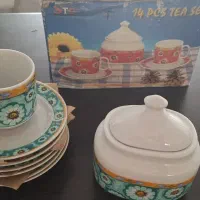 ست چای خوری گلدار