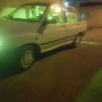 پراید سفید ۸۶ دوگانه دست