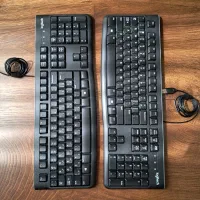 دو عدد کیبورد لاجیتک مدل K120 ، موس A4tech و ..