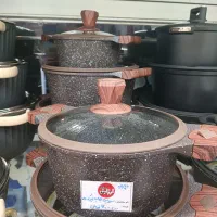 سرویس قابلمه ۱۰پارچه زیو|ظروف پختوپز|زنجان, |دیوار