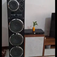 2 عدد باند رقص نور همراه میکروفون قیمت مناسب آبیک|سیستم صوتی خانگی|قزوین, |دیوار