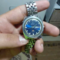 ساعت ریکو اصل ژاپن اوتومات صفحه سرمه ای عتیقه