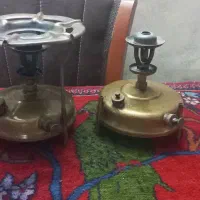 پریموس قدیمی،قلیون برنجی ،قاشق چنگال نقره