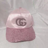 کلاه زنانه صورتی پولکی مجلسی خیلی زیبا|لباس|سنندج, |دیوار