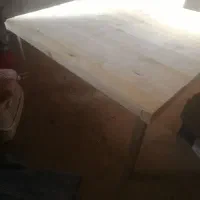 میز کرسی چوبی