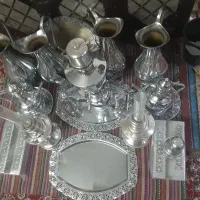 ۲۰قلم وسیله برنزی ۶۰ساله نو|کلکسیون اشیاء عتیقه|ابریشم, |دیوار