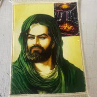 تابلوفرش قبیله کاشان ، هدیه روز پدر|تابلو فرش|خلخال, |دیوار