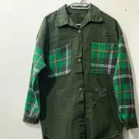 مانتو کتان اسپرت پاییزه فقط همین دوتا مونده