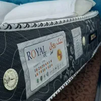 تخت خواب دو نفره در حد نو|تخت و سرویس خواب|زبرخان, |دیوار