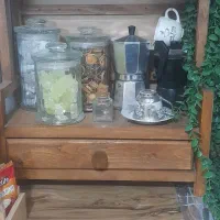 استند کافی بار چوبی