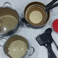 سرویس ده پارچه دسته نقره ای وارمی