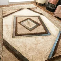 گلیم فرش ماشینی ۹ متری