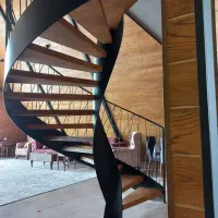 تولید پله های پیچ حفاظ نرده درب اکاردویی