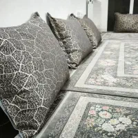 پارچه بالش کنار سالنی|رختخواب، بالش، پتو|قم, تعویض پلاک|دیوار