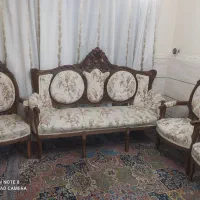 مبل سلطنتی هفت نفره|مبلمان خانگی و میز عسلی|شیراز, شاهچراغ|دیوار