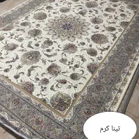 فرش  کاشان بژ طلایی  دودی زغالی|فرش|گلبهار, شهر جدید گلبهار|دیوار