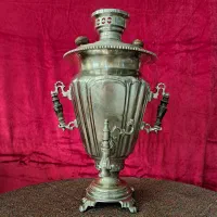 سماور روسی و وسایل قدیمی مسی و برنجی