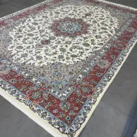 فرش دستباف (بساک)جفت ۹ متری  نو کاشان اعلا|فرش|مشکین‌دشت, |دیوار