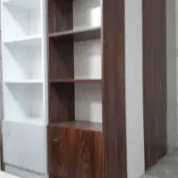 کتابخانه|کتابخانه، شلف، قفسه‌های دیواری|تهران, شهرک ولیعصر جنوبی|دیوار