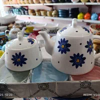 ظروف سفال و سرامیک|قوری، کتری، قهوهساز دستی|بیرجند, |دیوار