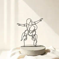 استند هدیه ولنتاین طرح عکس خطی شما لاین ارت