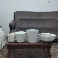 ۷عددگلدان وگلاب پاش طرح مشبک|صنایع دستی و سایر لوازم تزئینی|همدان, |دیوار