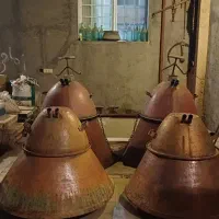 دیگ مسی گلابگیری