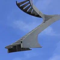 ساخت پله آهنی پله گردان پله دکوراتیو